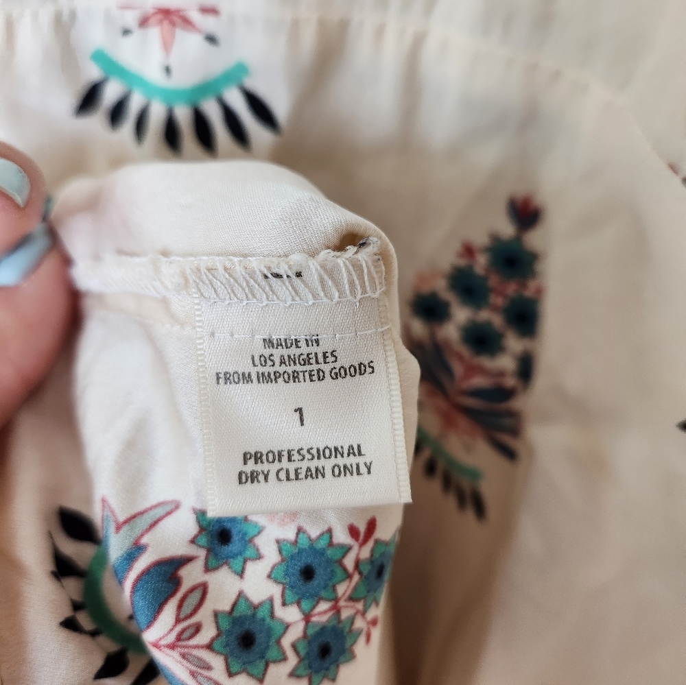 Stone Cold Fox Hamlet Dress Ivory Fleur Robe - Picture 8 of 11